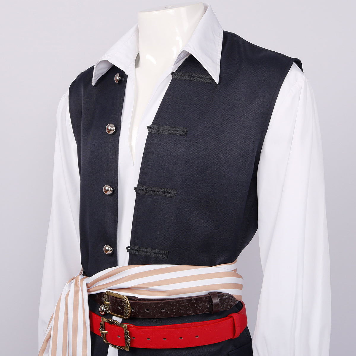 Cosplay costume Caribbean pirate long sleeved wig pants performance costume cosplay costume