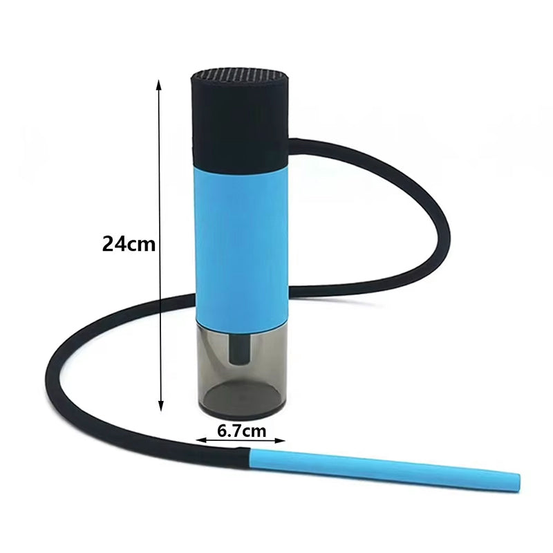 Portable smoking pipes, ceramic dry-burning hookah bowls, glass bowls, tobacco pipes, travel shisha pipe accessories
