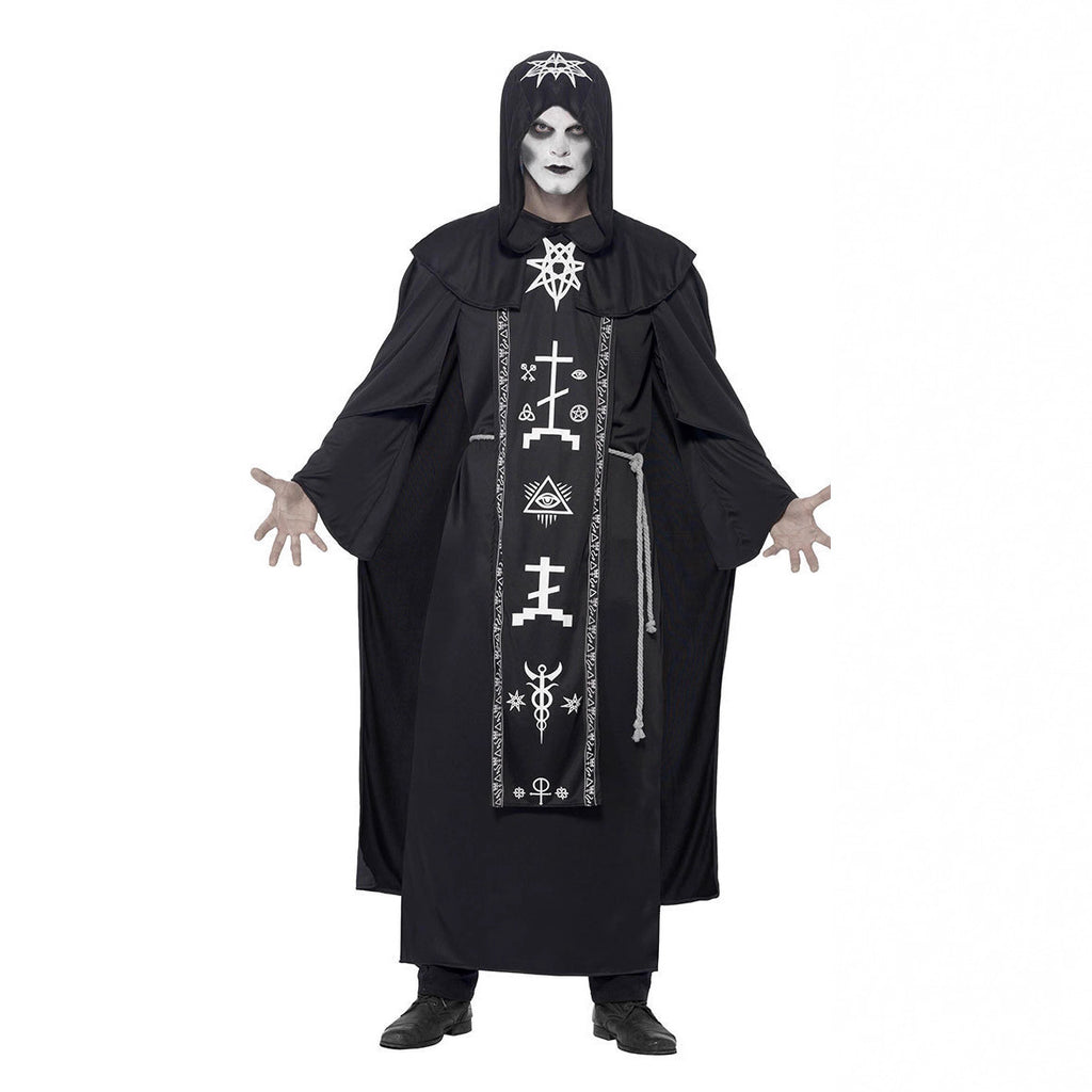 Halloween Costume Cosplay Couple Wizard Robe Costume, Witch, Vampire Outfit
