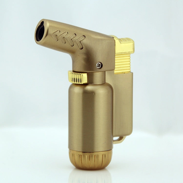 Full metal elbow straight jet lighter