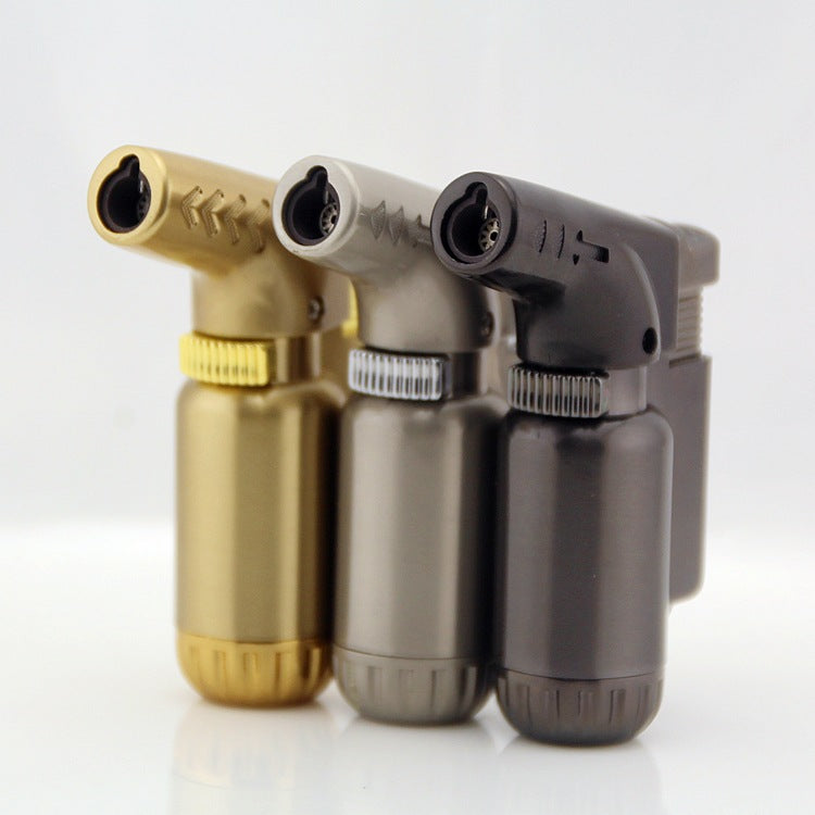 Full metal elbow straight jet lighter