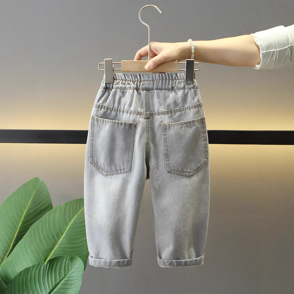 Boys' Casual Straight Leg Denim Pants