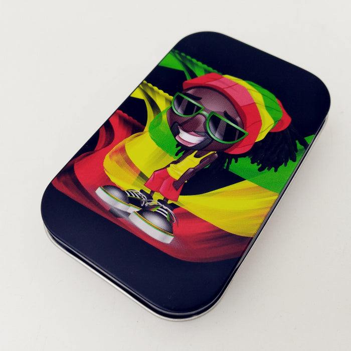 1pcs Fashion Tin Storage Box Tobacco Box humidor rolling paper box Cigarette Case Box Holder