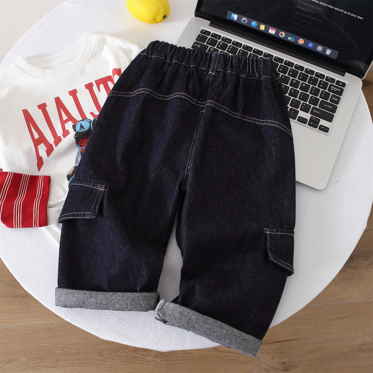 Boys' Casual Denim Long Pants Spring Autumn Big Kids Jeans